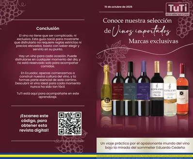 Catálogo TuTi en Guayllabamba | Volante vinos RV 1 | 2025-10-02T00:00:00.000Z - 2025-12-31T00:00:00.000Z