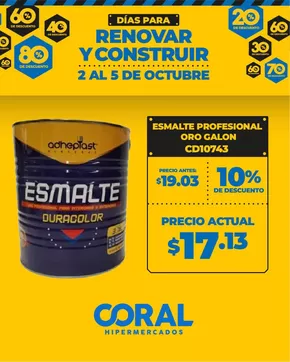 Catálogo Coral Hipermercados en Azogues | Excelente oferta para cazadores de gangas | 2025-10-07T00:00:00.000Z - 2025-10-21T00:00:00.000Z