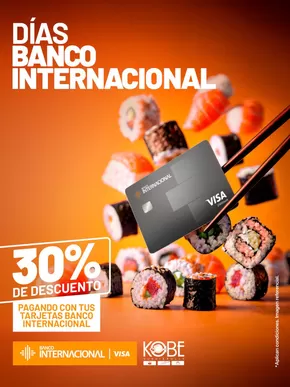Catálogo Kobe Sushi Express en Duran | Dias banco internacional  | 2025-10-08T00:00:00.000Z - 2025-10-28T00:00:00.000Z