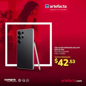 Catálogo Artefacta en Machala | Catálogo Artefacta | 2025-10-08T00:00:00.000Z - 2025-10-22T00:00:00.000Z
