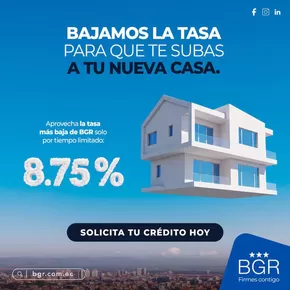 Catálogo BGR en Salcedo | Aprovecha la tasa 8.75% | 2025-10-09T00:00:00.000Z - 2025-10-31T00:00:00.000Z