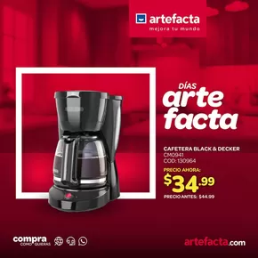 Catálogo Artefacta en Quito | Ofertas exclusivas para nuestros clientes | 2025-10-09T00:00:00.000Z - 2025-10-23T00:00:00.000Z