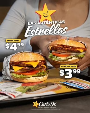 Catálogo Carl's Jr. en Duran | Las autenticas estrellas  | 2025-10-10T00:00:00.000Z - 2025-10-25T00:00:00.000Z