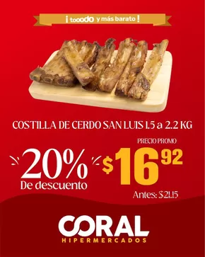 Catálogo Coral Hipermercados en Manta | Excelente oferta para cazadores de gangas | 2025-10-11T00:00:00.000Z - 2025-10-25T00:00:00.000Z