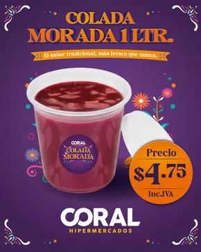 Catálogo Coral Hipermercados en El Triunfo | El sabor tradicional  | 2025-10-14T00:00:00.000Z - 2025-10-26T00:00:00.000Z