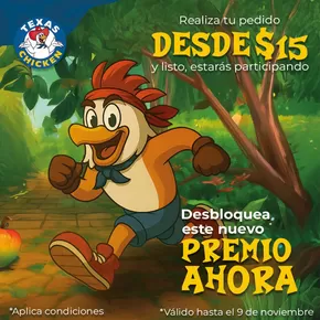 Catálogo Texas Chicken en Duran | Desde $15 | 2025-10-15T00:00:00.000Z - 2025-11-09T00:00:00.000Z