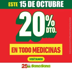 Catálogo Farmacias SanaSana en Santo Domingo | Ofertas y promociones actuales | 2025-10-15T00:00:00.000Z - 2025-10-29T00:00:00.000Z