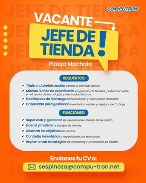 Catálogo Computron en Ambato | Descubre ofertas atractivas | 2025-10-16T00:00:00.000Z - 2025-10-30T00:00:00.000Z