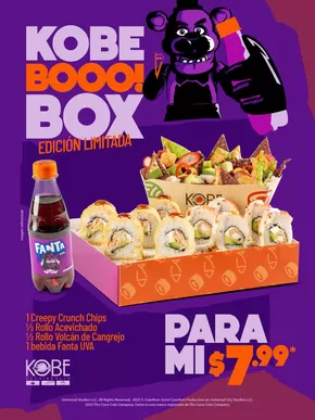Catálogo Kobe Sushi Express | Kobe boo! | 2025-10-17T00:00:00.000Z - 2025-10-31T00:00:00.000Z