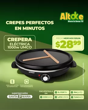 Catálogo Santa Maria en Ibarra | Ofertas principales y descuentos | 2025-10-17T00:00:00.000Z - 2025-10-31T00:00:00.000Z