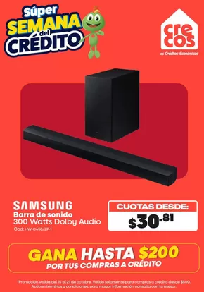 Catálogo Crecos en Manta | Ofertas especiales atractivas para todos | 2025-10-17T00:00:00.000Z - 2025-10-31T00:00:00.000Z