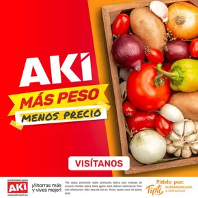 Catálogo Akí en Otavalo | Mas peso menos precio | 2025-10-21T00:00:00.000Z - 2025-10-31T00:00:00.000Z