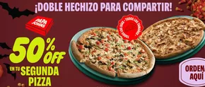 Catálogo Papa John's | 50% off en tu segunda pizza  | 2025-10-21T00:00:00.000Z - 2025-10-31T00:00:00.000Z