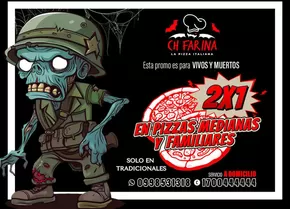 Catálogo Ch Farina | 2x1 en pizzas medianas y familiares  | 2025-10-22T00:00:00.000Z - 2025-10-31T00:00:00.000Z