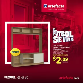 Catálogo Artefacta en Ambato | Catálogo Artefacta | 2025-10-22T00:00:00.000Z - 2025-11-05T00:00:00.000Z