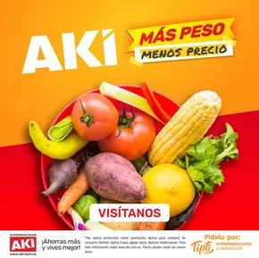 Catálogo Akí en 24 De Mayo | Mas peso menos precio! | 2025-10-23T00:00:00.000Z - 2025-11-02T00:00:00.000Z