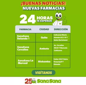 Catálogo Farmacias SanaSana en El Triunfo | Ofertas especiales atractivas para todos | 2025-10-27T00:00:00.000Z - 2025-11-10T00:00:00.000Z