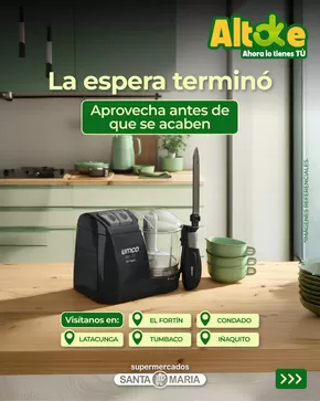 Catálogo Santa Maria en Puebloviejo | Excelente oferta para todos los clientes | 2025-10-29T00:00:00.000Z - 2025-11-12T00:00:00.000Z