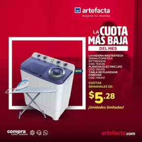 Catálogo Artefacta en Cuenca | Ofertas exclusivas para nuestros clientes | 2025-10-29T00:00:00.000Z - 2025-11-12T00:00:00.000Z