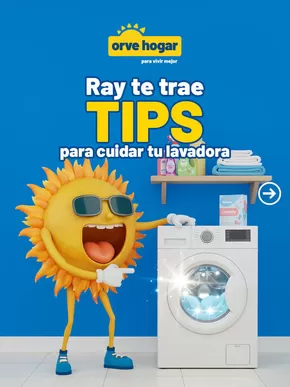 Catálogo Orve Hogar en Guayaquil | Ray te trae tips para cuidar tu lavadora | 2025-11-04T00:00:00.000Z - 2025-11-30T00:00:00.000Z