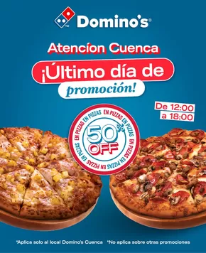 Catálogo Domino's Pizza en Daule | Ultimo dia de promocion! | 2025-11-05T00:00:00.000Z - 2025-11-05T00:00:00.000Z