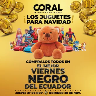 Catálogo Coral Hipermercados en Manta | Nuevas ofertas para descubrir | 2025-11-27T00:00:00.000Z - 2025-11-30T00:00:00.000Z