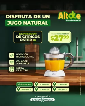 Catálogo Santa Maria en San Gabriel | Disfruta de un jugo natural  | 2025-11-10T00:00:00.000Z - 2025-11-23T00:00:00.000Z