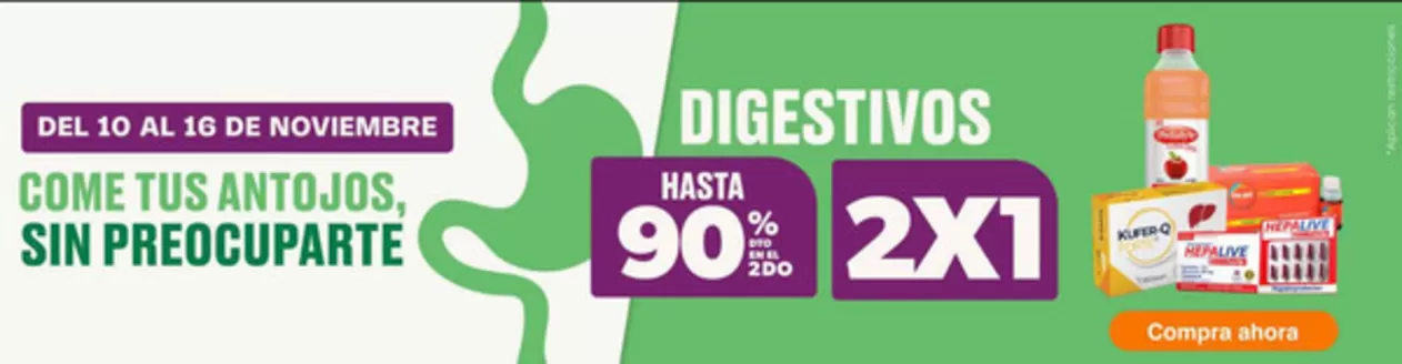 Catálogo Fybeca en La Libertad | Digestivos | 2025-11-12T00:00:00.000Z - 2025-11-16T00:00:00.000Z