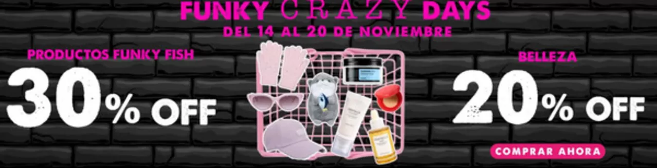 Catálogo Funky Fish en Quito | Funky crazy days | 2025-11-14T00:00:00.000Z - 2025-11-20T00:00:00.000Z
