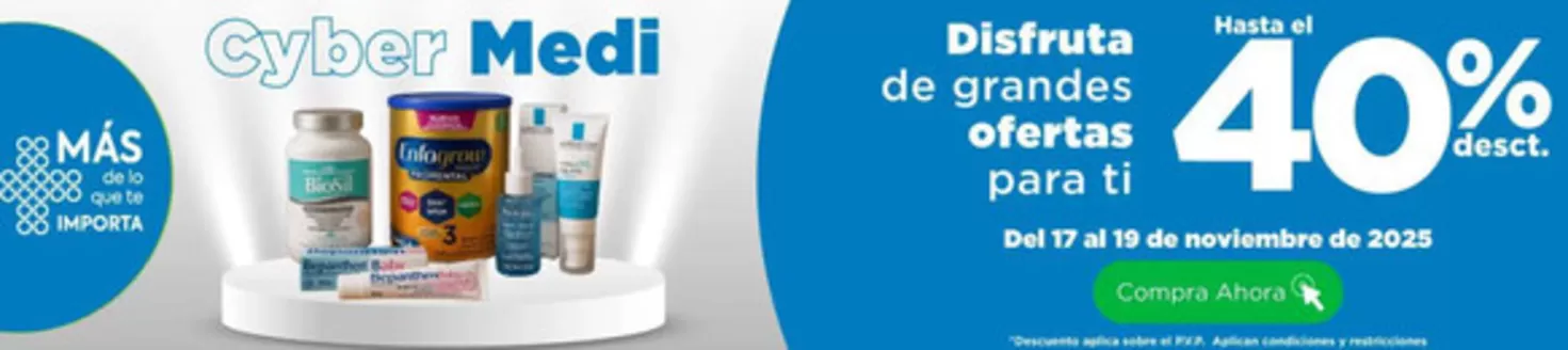 Catálogo Farmacias Medicity en Portoviejo | Cyber Medi | 2025-11-18T00:00:00.000Z - 2025-11-19T00:00:00.000Z