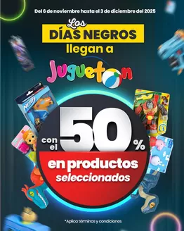 Catálogo Juguetón | Con 50%en productos seleccionados | 2025-11-21T00:00:00.000Z - 2025-12-03T00:00:00.000Z