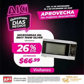 Catálogo Akí en Gualaceo | Dias Negros  | 2025-11-25T00:00:00.000Z - 2025-12-03T00:00:00.000Z
