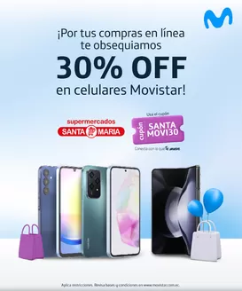 Catálogo Santa Maria en Gualaceo | 30%off en celulares movistar! | 2025-11-26T00:00:00.000Z - 2025-12-14T00:00:00.000Z