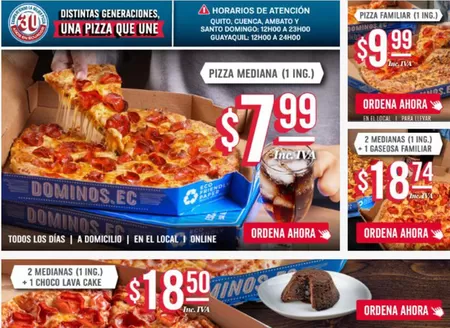 Catálogo Domino's Pizza | Pizzas Ofertas  | 2025-11-26T00:00:00.000Z - 2025-12-20T00:00:00.000Z