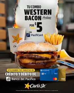 Catálogo Carl's Jr. | Tu combo western bacon por $5 | 2025-11-26T00:00:00.000Z - 2025-12-13T00:00:00.000Z