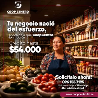 Catálogo Credicentro en Manta | Credito hasta $54.000 | 2025-11-26T00:00:00.000Z - 2025-11-30T00:00:00.000Z