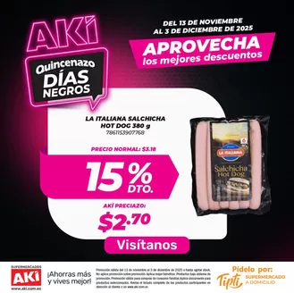 Catálogo Akí en Gualaceo | Aprovecha los mejores descuentos  | 2025-11-20T00:00:00.000Z - 2025-12-03T00:00:00.000Z