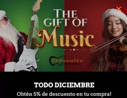 Catálogo Cervantes Music Store en Babahoyo | Todo Diciembre | 2025-12-02T00:00:00.000Z - 2025-12-31T00:00:00.000Z