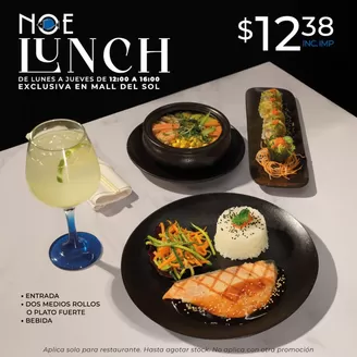 Catálogo Noe Sushi Bar en Duran | Noe Lunch  | 2025-12-03T00:00:00.000Z - 2025-12-04T00:00:00.000Z