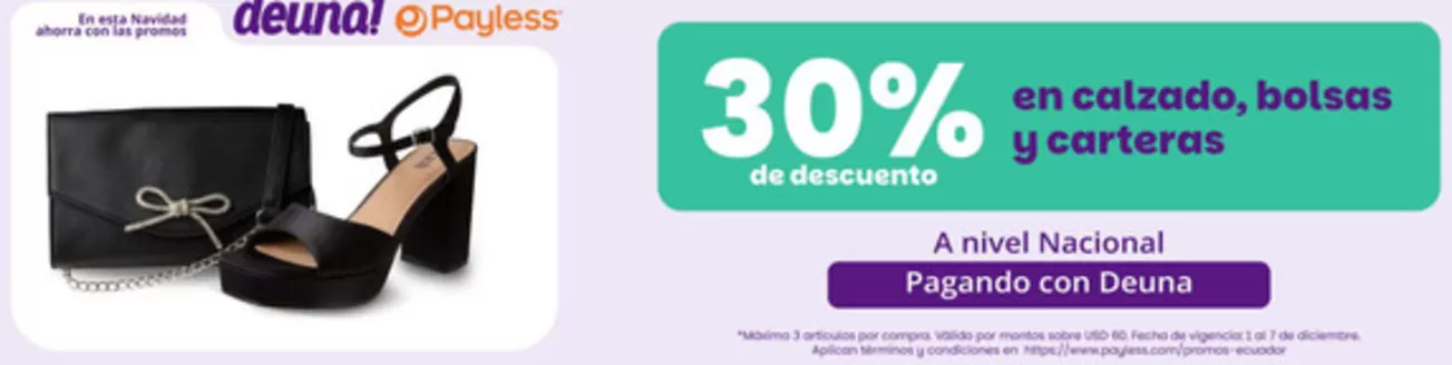Catálogo Payless en Puyo | En esta navidad ahorra con las promos  | 2025-12-05T00:00:00.000Z - 2025-12-31T00:00:00.000Z