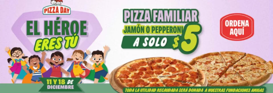 Catálogo Papa John's en Duran | Pizza familiar solo $5 | 2025-12-11T00:00:00.000Z - 2025-12-18T00:00:00.000Z