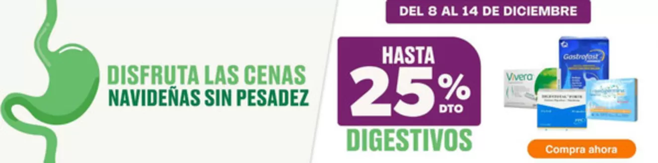 Catálogo Fybeca en Cuenca | Disfruta las cenas navidenas sin pesadez  | 2025-12-12T00:00:00.000Z - 2025-12-14T00:00:00.000Z