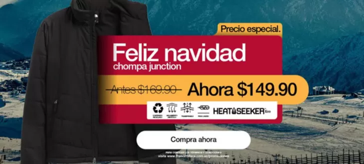 Catálogo The North Face en Quito | Feliz Navidad chompa junction  | 2025-12-19T00:00:00.000Z - 2025-12-24T00:00:00.000Z