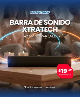Catálogo Computron | Barra de sonido xtratech | 2025-12-30T00:00:00.000Z - 2026-01-17T00:00:00.000Z