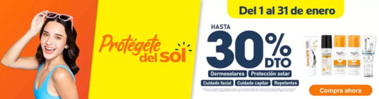 Catálogo Fybeca en La Troncal | Protegete del sol | 2026-01-06T00:00:00.000Z - 2026-01-31T00:00:00.000Z