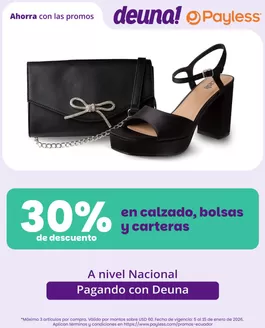 Catálogo Payless en Guayaquil | 30%de descuento  | 2026-01-12T00:00:00.000Z - 2026-01-15T00:00:00.000Z