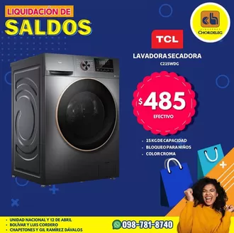 Catálogo Almacenes Chordeleg en El Carmen | Lavadora secadora  | 2026-01-15T00:00:00.000Z - 2026-01-31T00:00:00.000Z