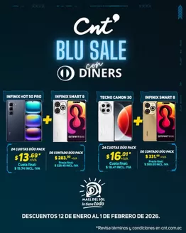Catálogo CNT en Machala | Blu Sale con diners  | 2026-01-16T00:00:00.000Z - 2026-02-01T00:00:00.000Z