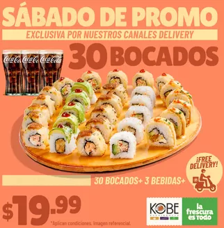 Catálogo Kobe Sushi Express | Sabado de promo | 2026-01-19T00:00:00.000Z - 2026-01-31T00:00:00.000Z
