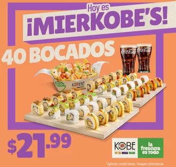 Catálogo Kobe Sushi Express | Hoy es mierkobes | 2026-01-22T00:00:00.000Z - 2026-01-28T00:00:00.000Z